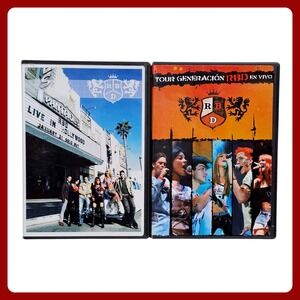 RBD Live In Hollywood & Tour Generacion En Vivo DVD Set 2-Disc Latin Pop Concert